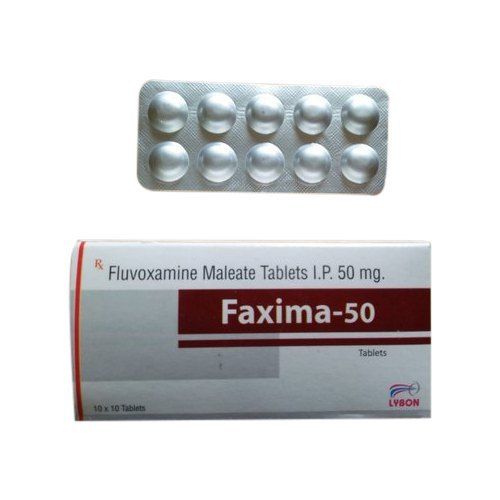  Fluvoxamine Maleate Tablets I.P 50 Mg कूल एंड ड्राई प्लेस 