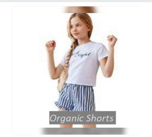 Various Girls Plain Pattern Shorts