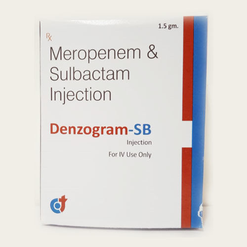 मेरोपेनेम 1Gm और सुलबैक्टम 500Mg इंजेक्शन के लिए अनुशंसित: बैक्टीरियल संक्रमण 