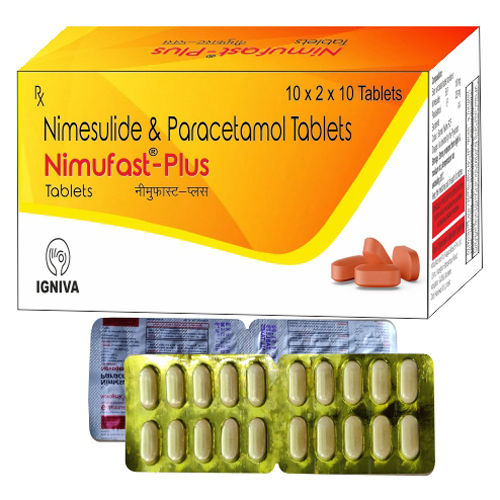Nimufast Plus Golden PVC Tablets (10x2x10 Tablets)