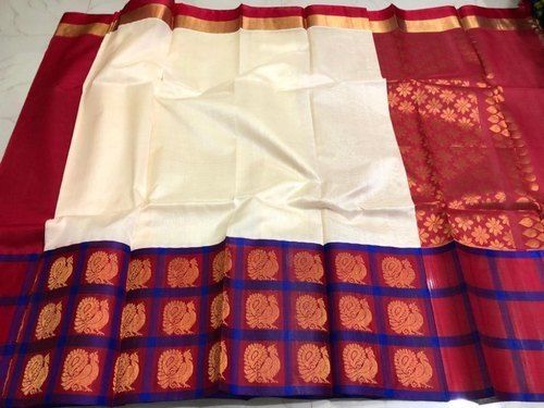 Party Wear Cotton Silk Saree For Ladies