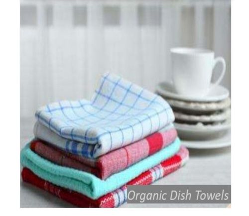 Eco-Friendly Plain Fancy Organic Dish Towel