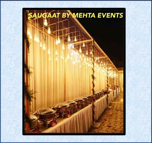 Single Way Light Decoration Service By Saugaat By Mehta Events