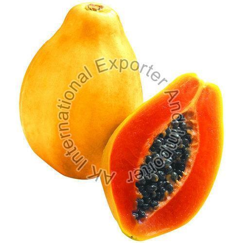Vitamin A 19% Delicious Sweet Taste Healthy Organic Yellow Fresh Papaya