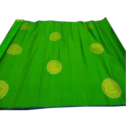 Multi-Color Wedding Wear Green Tussar Silk Saree