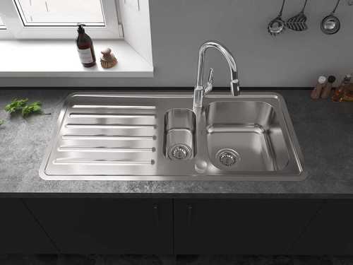 406mmx355mm Ss Kitchen Double Sink