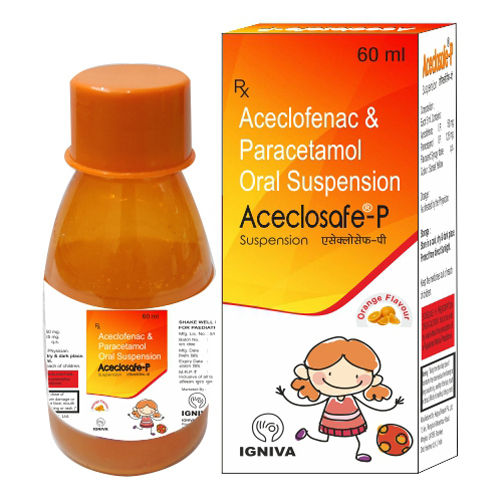Aceclosafe P Suspension - 60ml