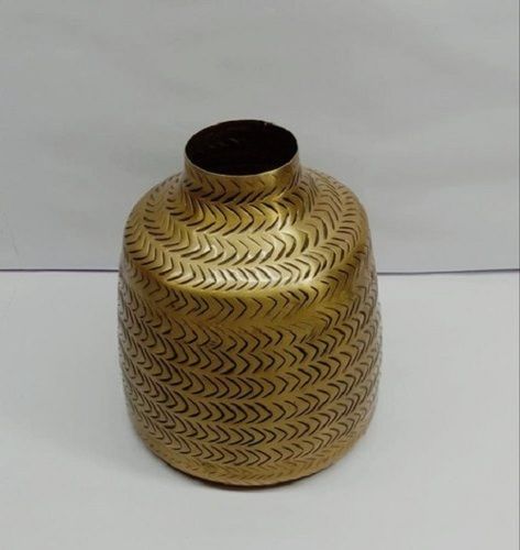 Anti Rust Golden Flower Vase