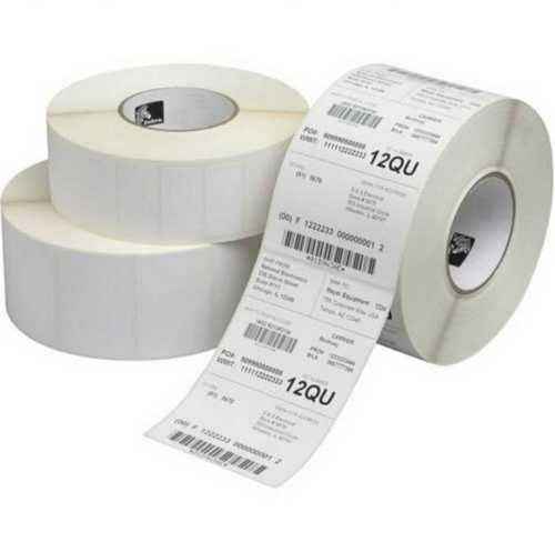 Anti Tear White Color Barcode Label