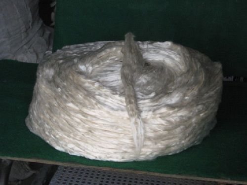 Silk Combed Sliver/Fleece For Making Spun Silk Yarn And Blended Yarn, White Color