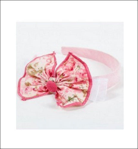 Casual Pink Net Hair Band Used By: Girls