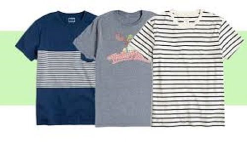 Short Sleeves Round Neck Cotton Printed T Shirts For Mens, Skin Friendly, Casual Wear, Size L, M, Xl