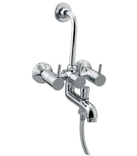 Stainless Steel 3 In 1 Bath Mixer Complete Set