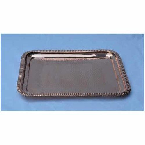 Natural Brown Curved Edge Rectangular Serving Tray