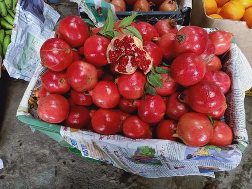 Red Delicious Taste Fresh And Juicy Pomegranate