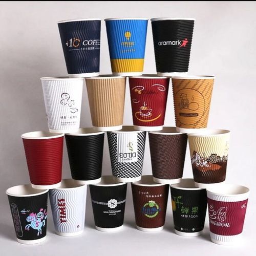 Frp Printed Style Ripple Paper Cups