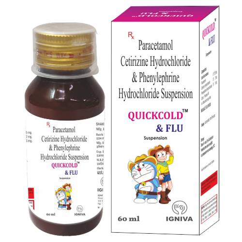 क्विक कोल्ड एंड फ्लू सस्पेंशन - 60ml