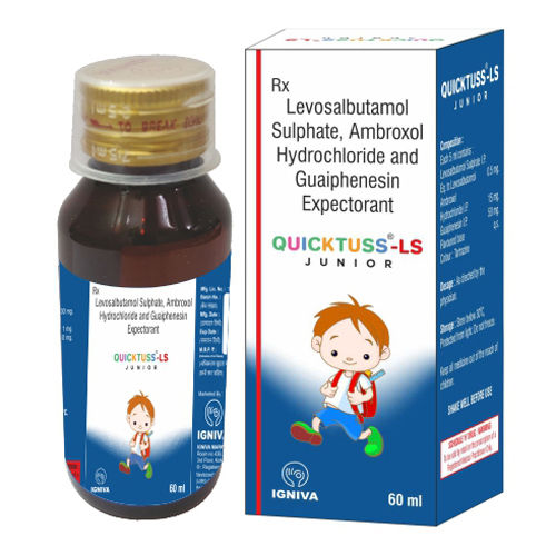 Quicktuss - Ls Junior Syrup - 60Ml Expiration Date: 2 Years