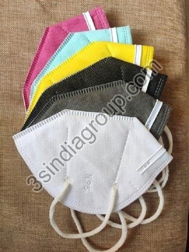 5 Layer N95 Melt Blown Colourful Disposable Face Mask Age Group: Suitable For All Ages