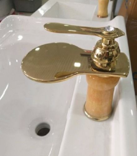 Golden Brass Water Faucet Tap For Bathroom Fitting