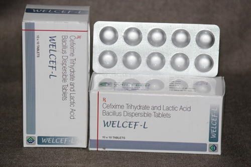 Cefixime And Lactic Acid Bacillus 200 Mg Antibiotic Tablets Expiration Date: Printed On Pack Years