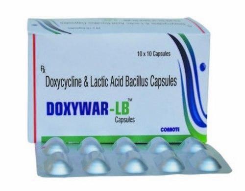 Doxycycline And Lactic Acid Bacillus Antibiotic Capsules Expiration Date: Printed On Pack Years