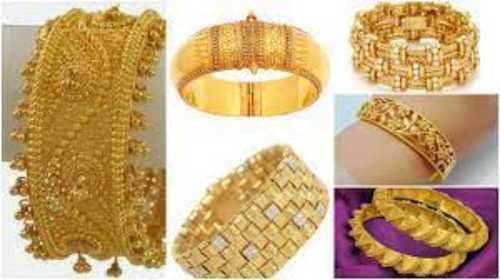 Golden Gold Plated Ladies Imitation Bangles