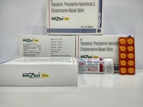 Paracetamol Phenylephrine And Chlorpheniramine Maleate Anti Cold Tablet General Medicines