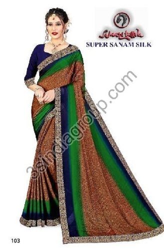 Rangoli Printed Saree With Blouse Piece For Ladies, Length : 6.5 Meter