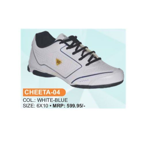 White Washable Lace Up Mens Sport Shoes