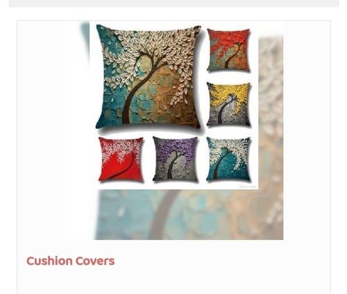 Designer Square Shape Cushion Cover