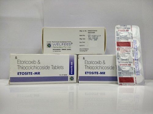 Etoricoxib And Thiocolchicoside 64 MG Pain Reliever Tablets