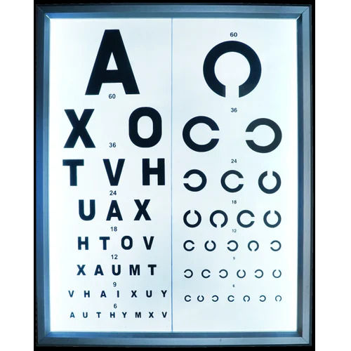 LED Vision Chart (2 Side View)