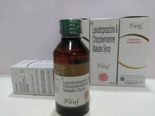 Levodropropizine And Chlorpheniramine Maleate Dry Cough Syrup General Medicines