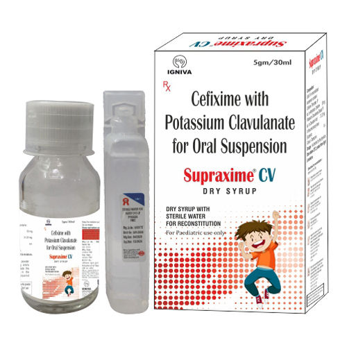 Supraxime Cv Dry Syrup - 30Ml Expiration Date: 2 Years