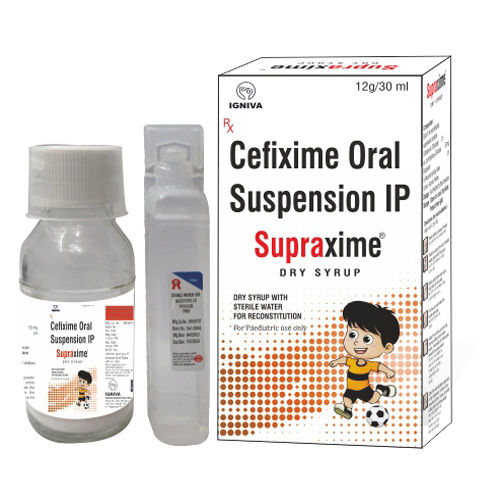 Supraxime Dry Syrup with Sterile Water - 30ml