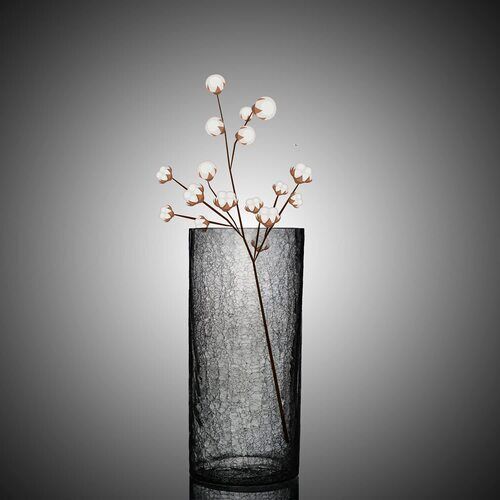 Decent Glass Glass Vase (8inch, Clear)