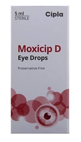 Moxicip Eye Drop Age Group: Adult