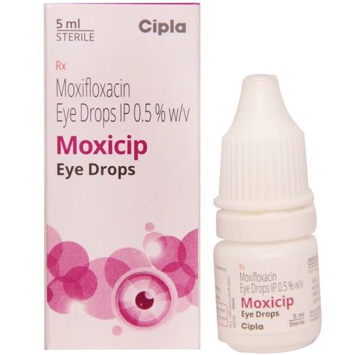 Moxicip Eye Drop Age Group: Adult