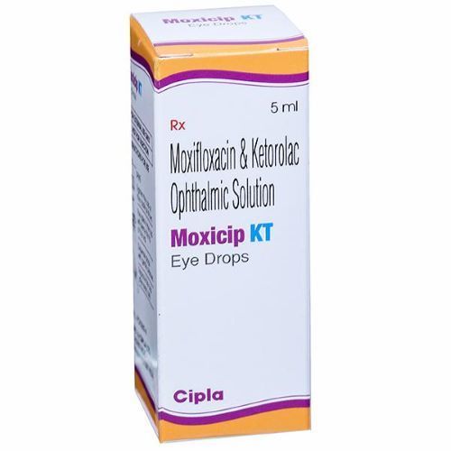 Moxicip Eye Drop Age Group: Adult