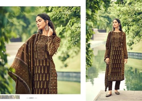 Riana Ibtidaa 60001 Fancy Velvet Designer Printed Suits Collection