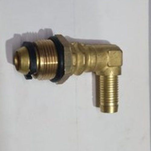 Yellow Air Pipe Brass Elbow