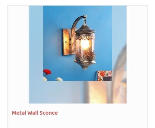 Golden Color Metal Wall Sconce
