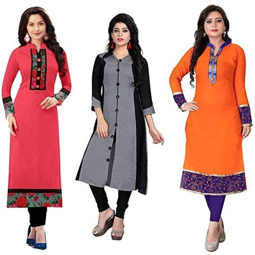 Washable Ladies Full Sleeves Cotton Printed Kurti