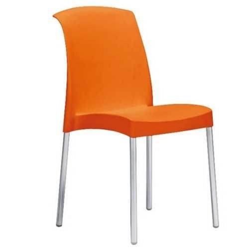 Modern Fiber Seat Orange Cafe Chairs