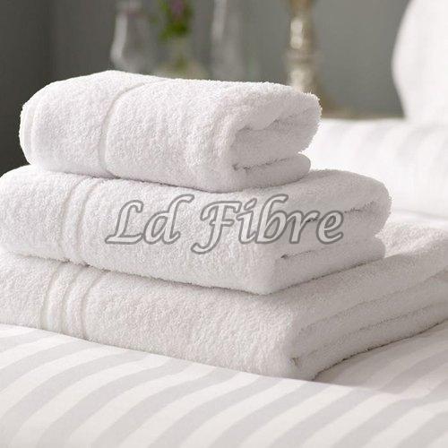 Full Size Bath Towel Jumbo 30X60 Inches White Colour Pure Cotton