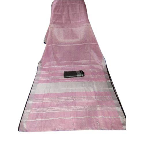 Designer Tissue Linen Saree For Ladies