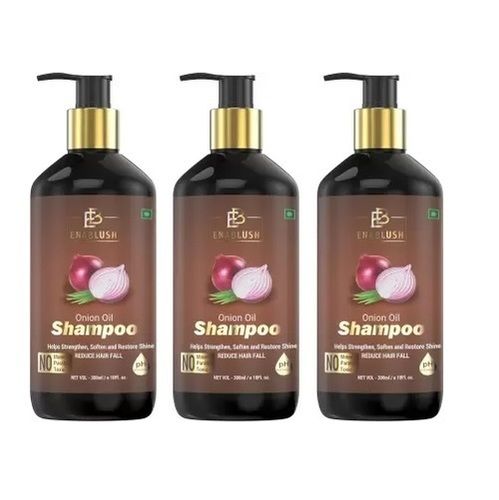 Hair Treatment Products Enablush Onion Oil Shampoo Pack Of 3 (3X300 Ml = 900Ml)