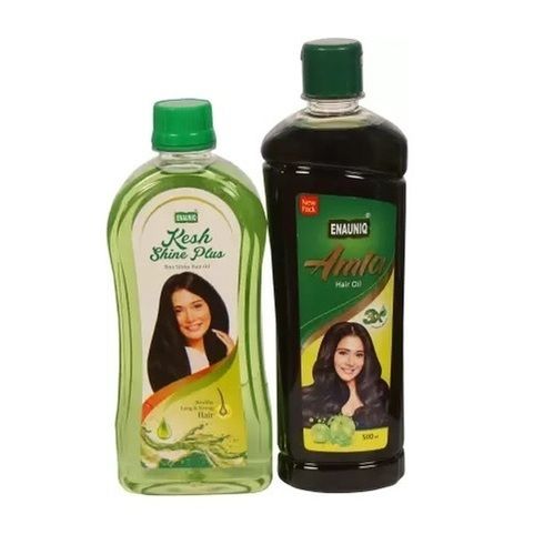 Enauniq Kesh Shine Plus हेयर ऑयल आंवला हेयर ऑयल के साथ (500ml + 500ml)