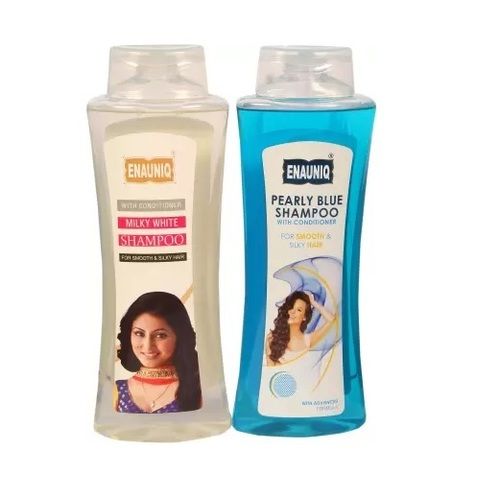 Enauniq Milky White Shampoo And Pearly Blue Shampoo Combo Pack (500ml + 500ml)